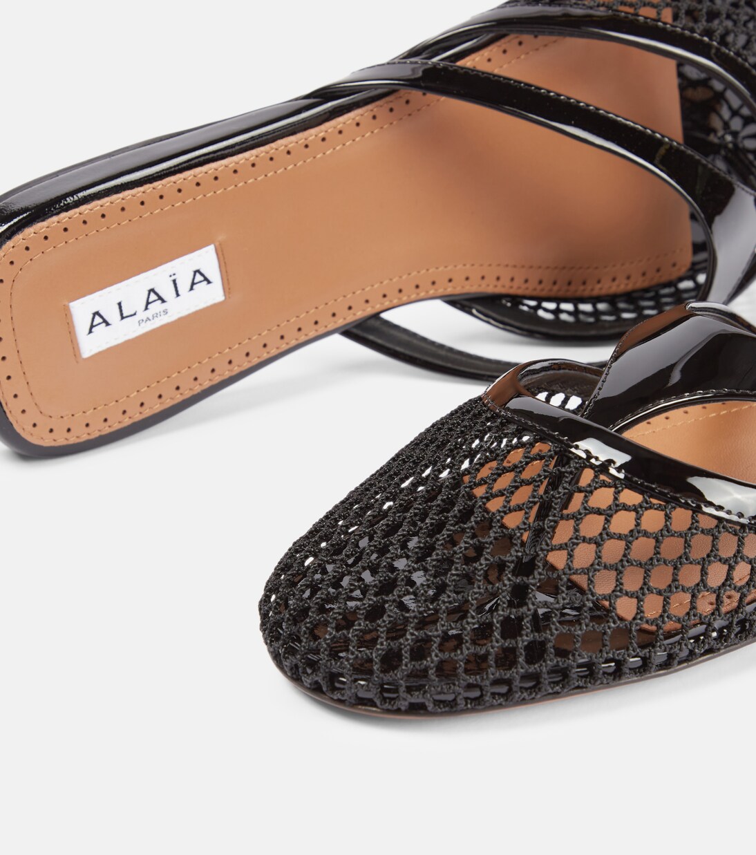 Slippers Infradito mit Lackleder | Alaïa