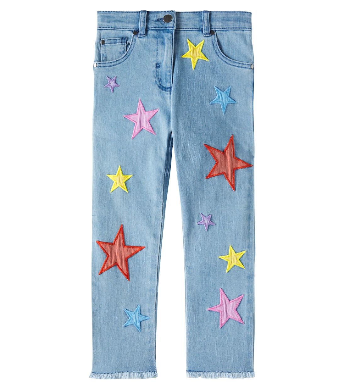 Star patch-appliqué jeans | Stella McCartney Kids