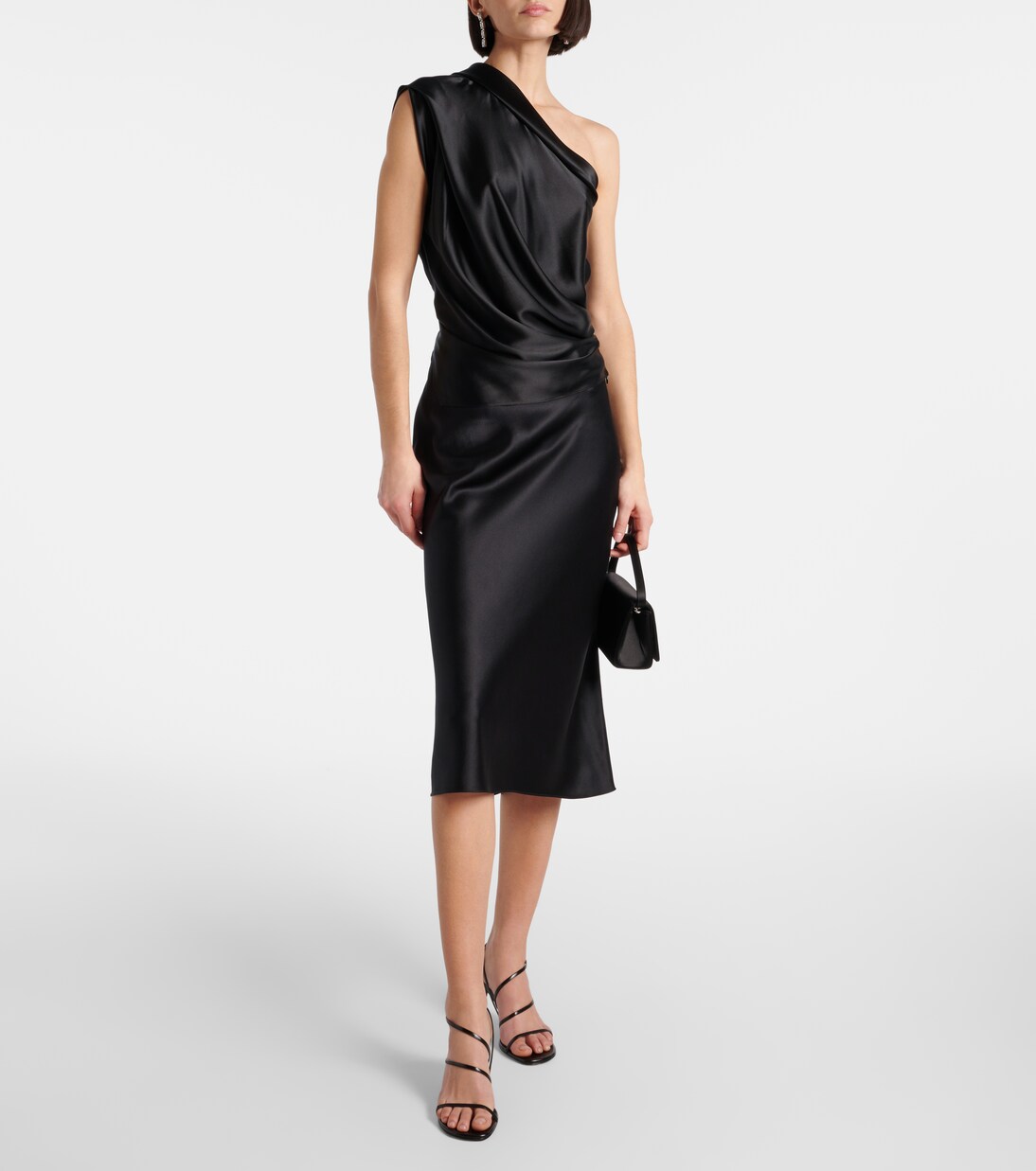 One-Shoulder-Top aus Seide | The Sei