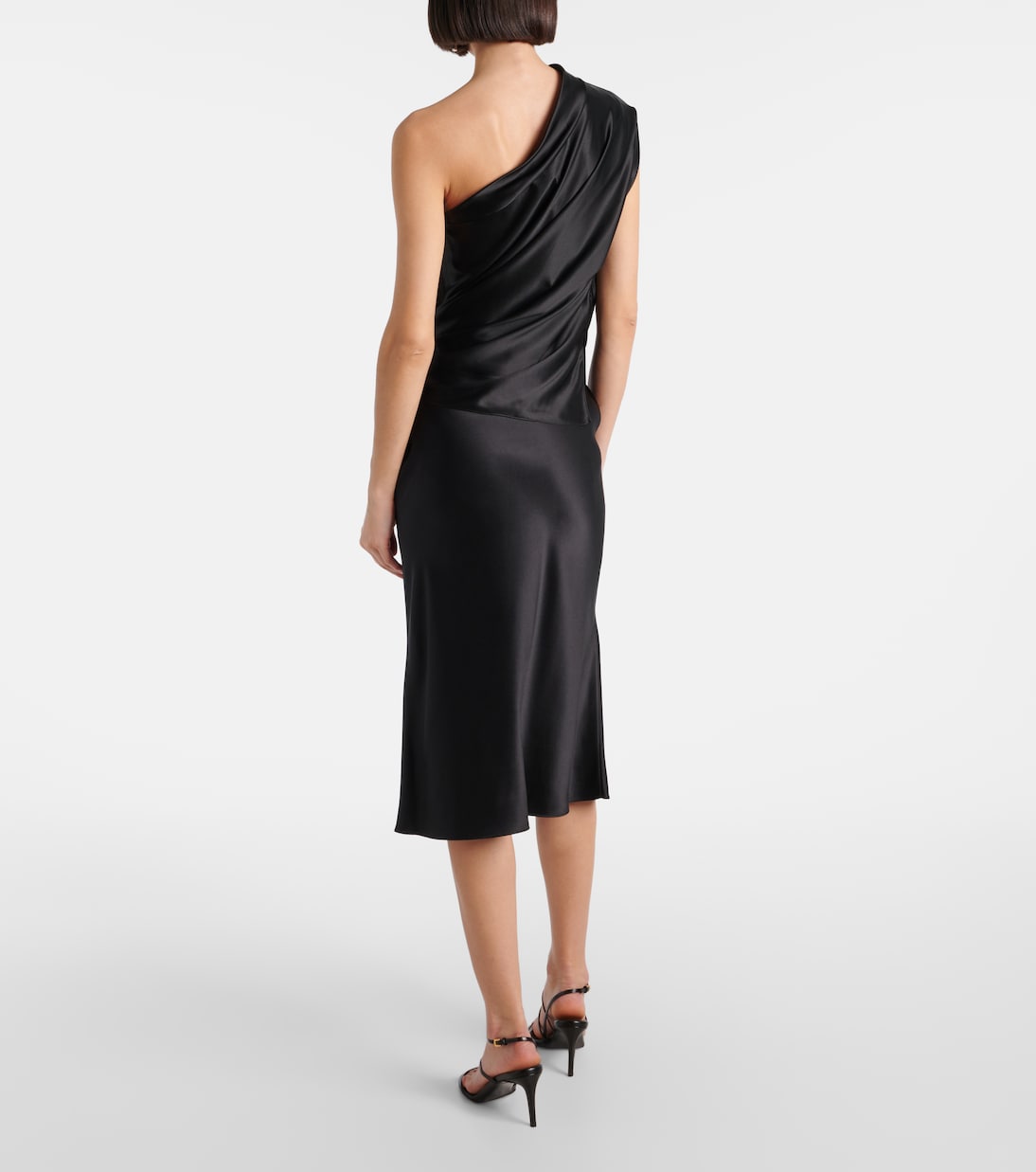 One-Shoulder-Top aus Seide | The Sei