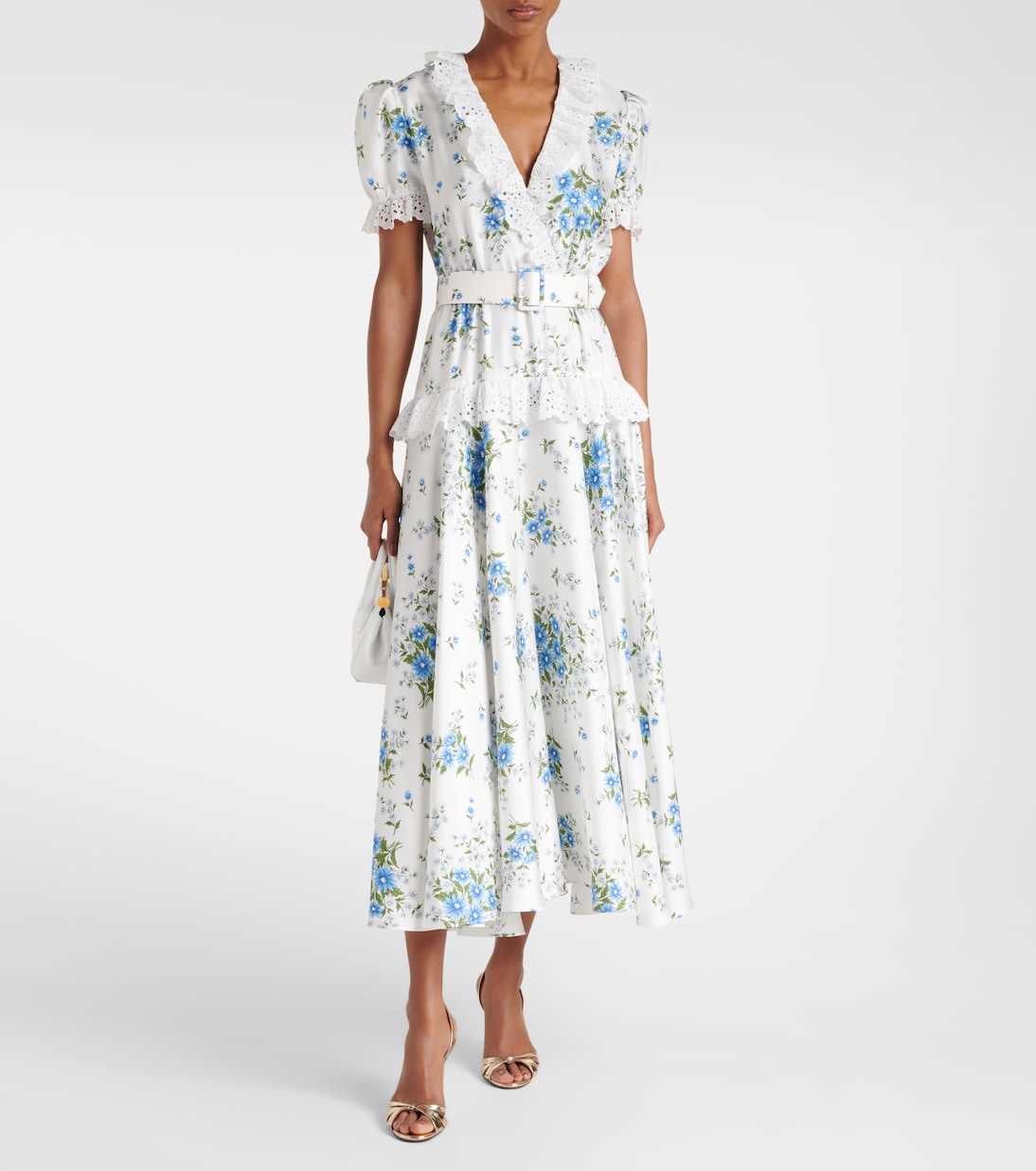 Maxikleid aus Seidensatin | Rodarte