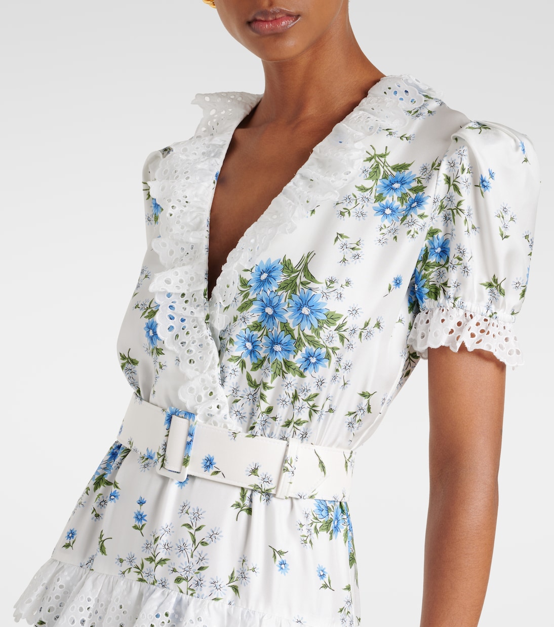 Maxikleid aus Seidensatin | Rodarte