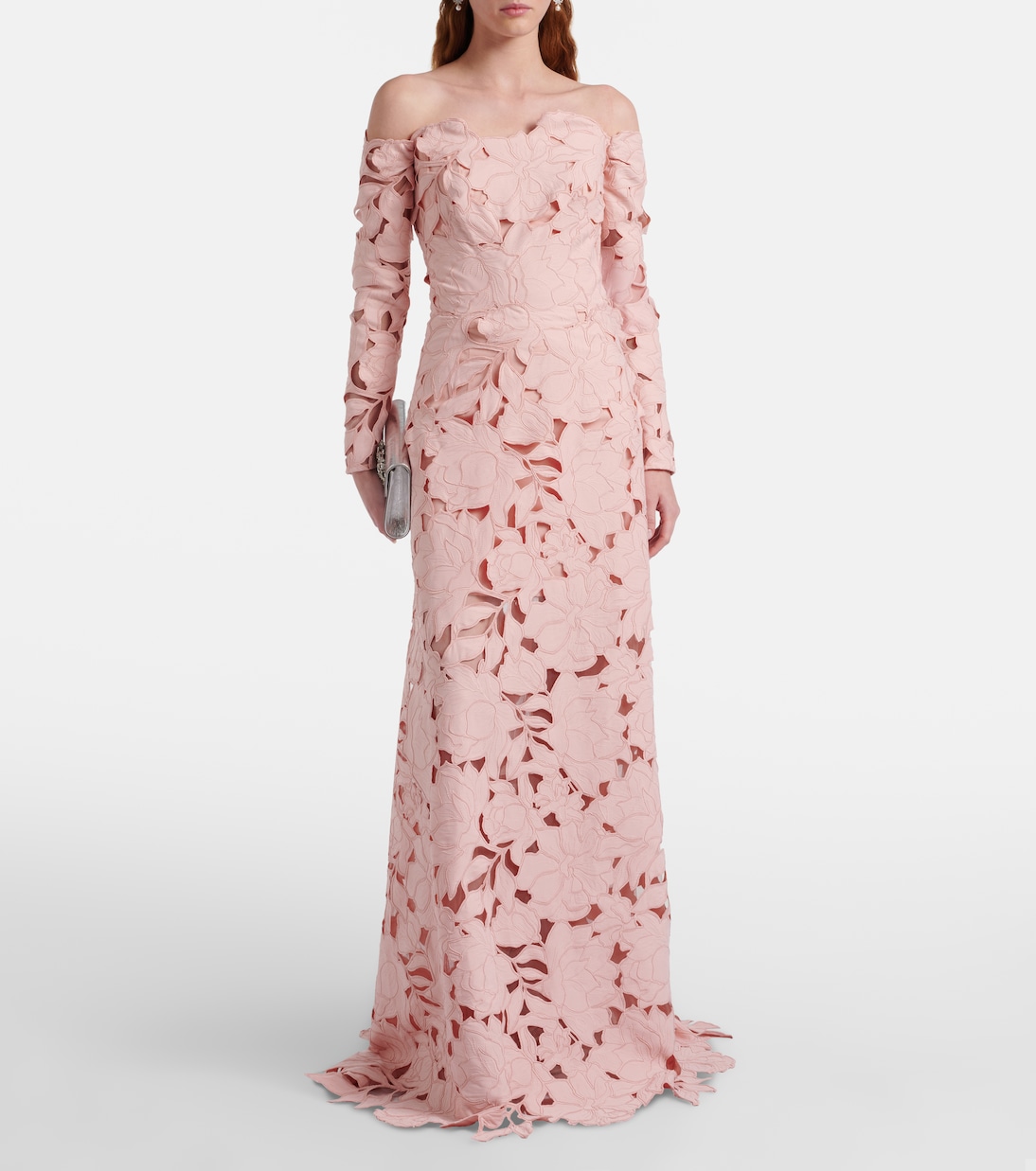 Robe Kasia aus Spitze | Costarellos