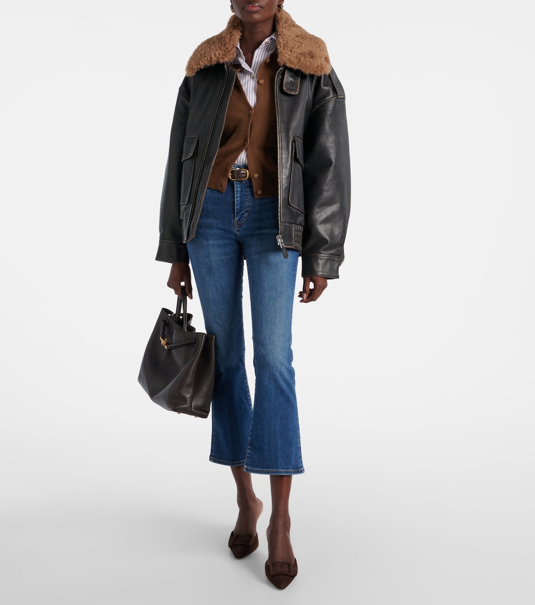 Le Crop Mini bootcut jeans | Frame