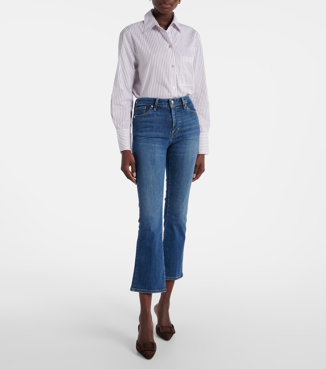 Le Crop Mini bootcut jeans | Frame