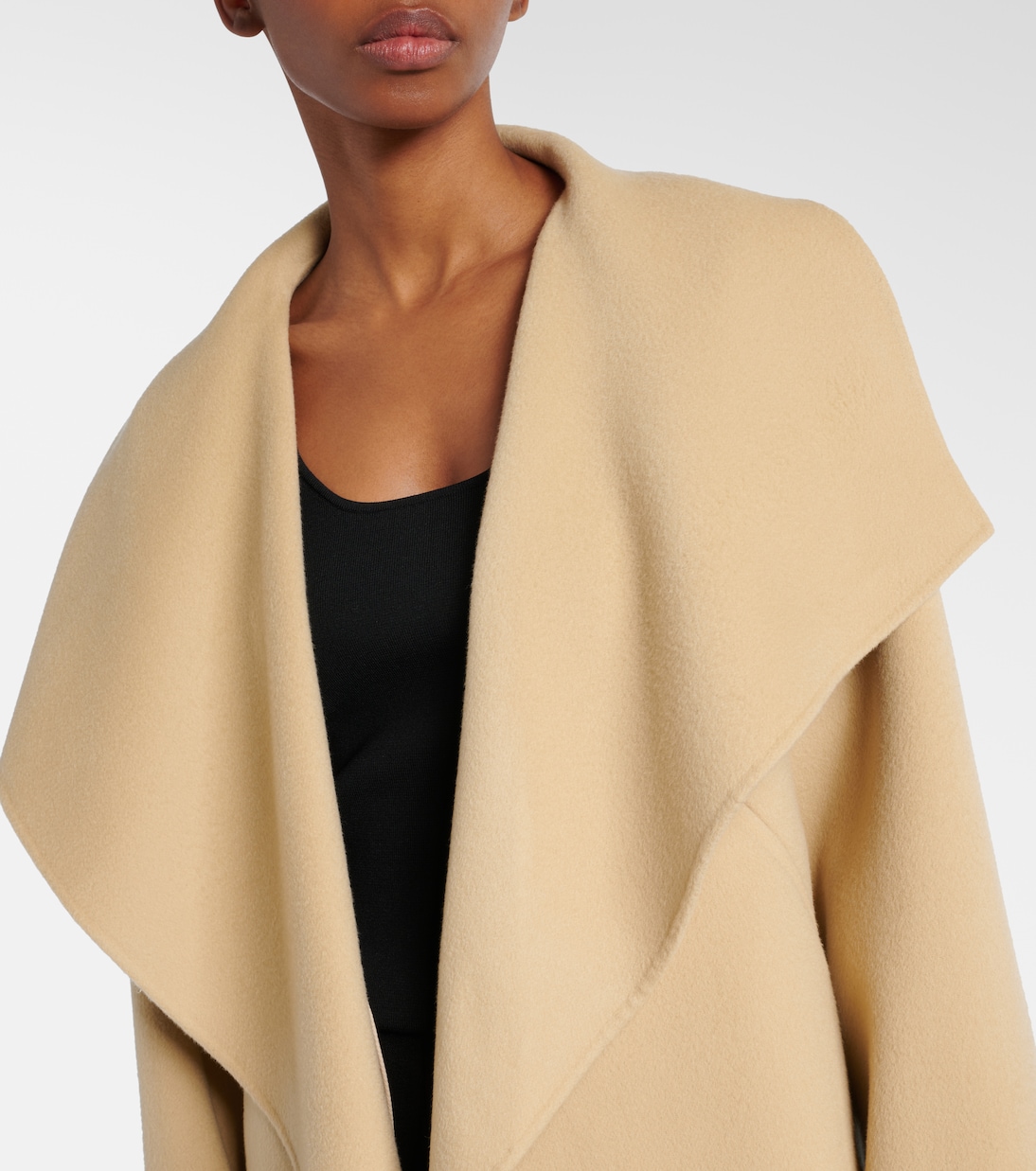 Signature cropped wool doublé jacket | Toteme