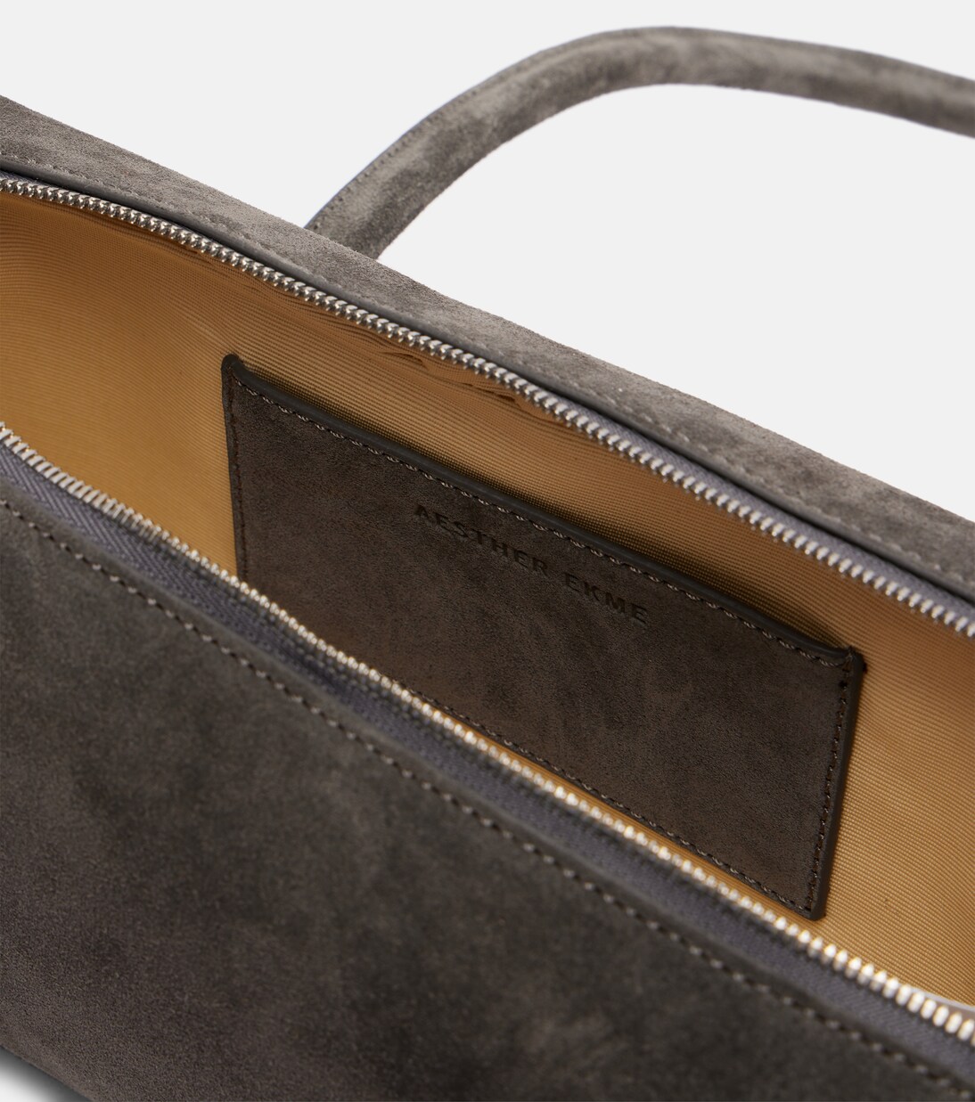 Bolso al hombro Lagune Bowling Mini de ante | Aesther Ekme