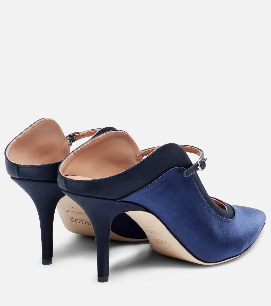 Mules Delphi 70 en satin | Malone Souliers
