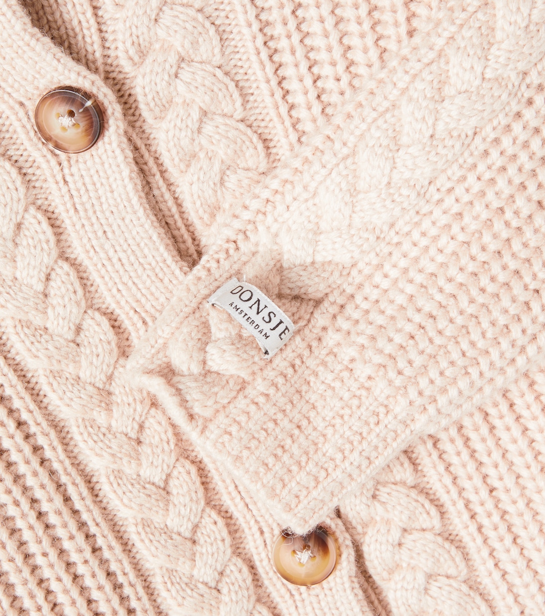 Baby Elenna cable-knit cardigan | Donsje