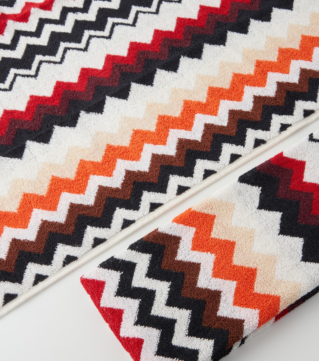 Zigzag set of 2 cotton towels | Missoni