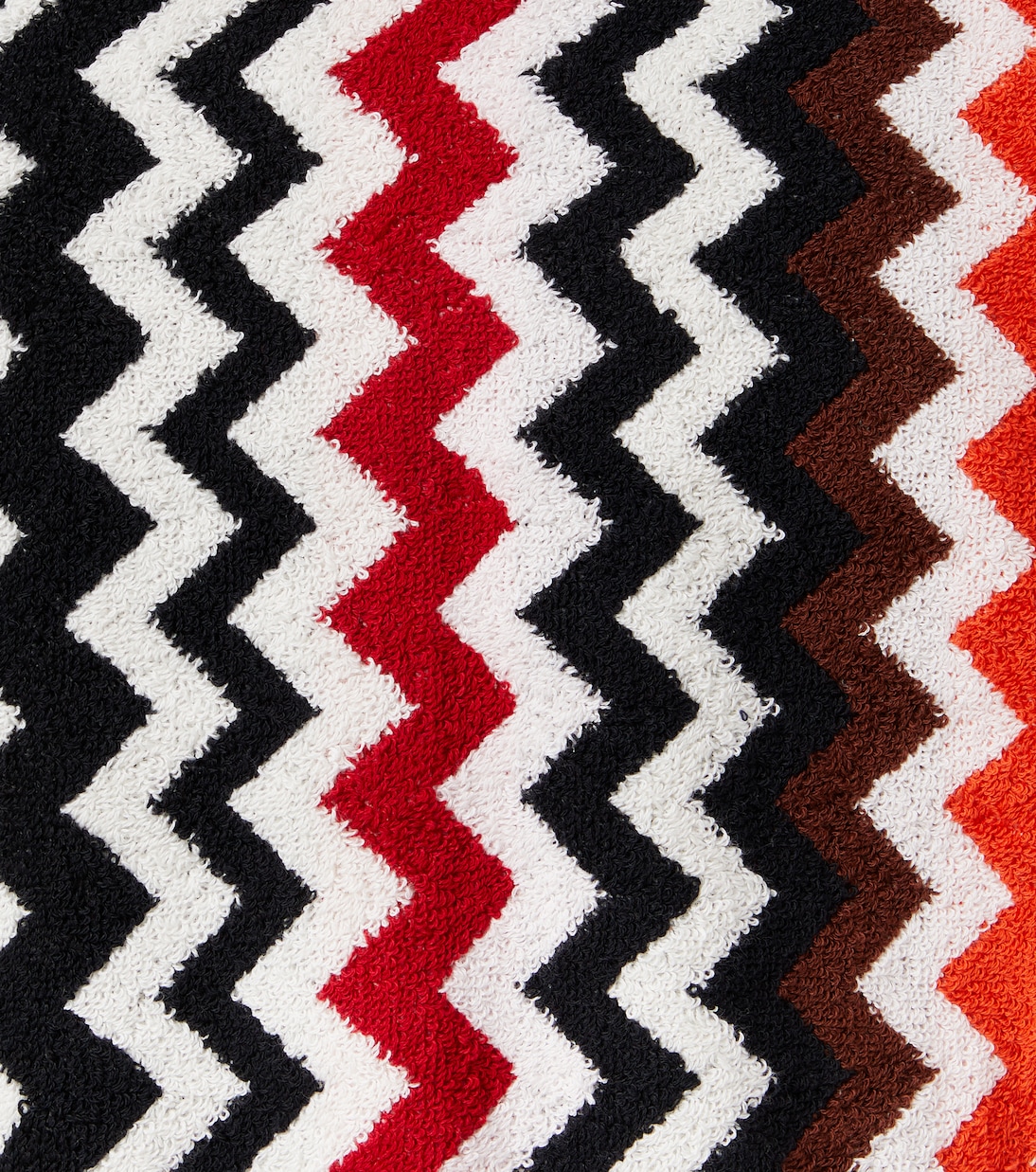 Best Zigzag hooded cotton terry bathrobe | Missoni