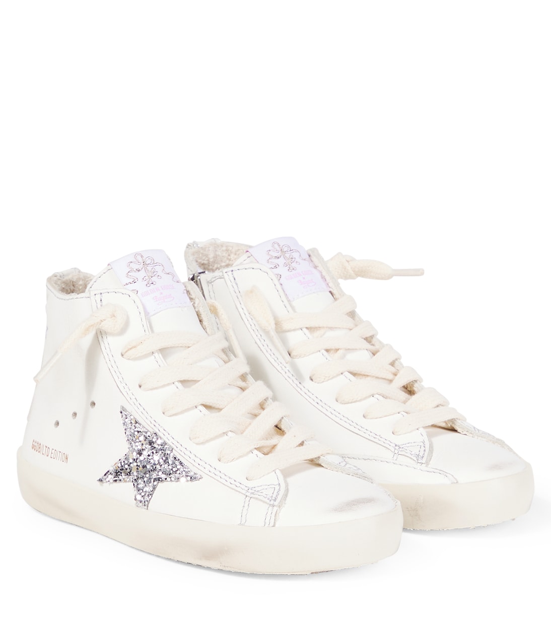 x Golden Goose leather sneakers | Bonpoint