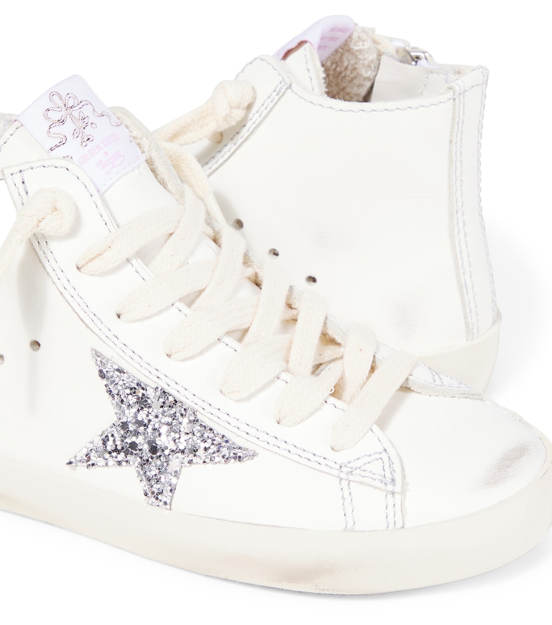 x Golden Goose leather sneakers | Bonpoint