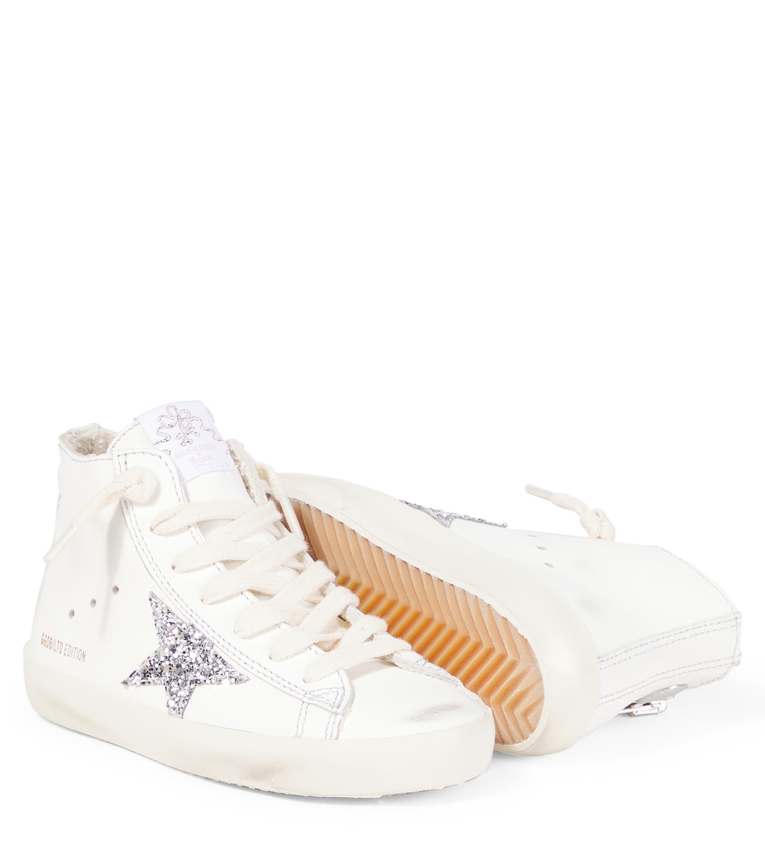 x Golden Goose leather sneakers | Bonpoint