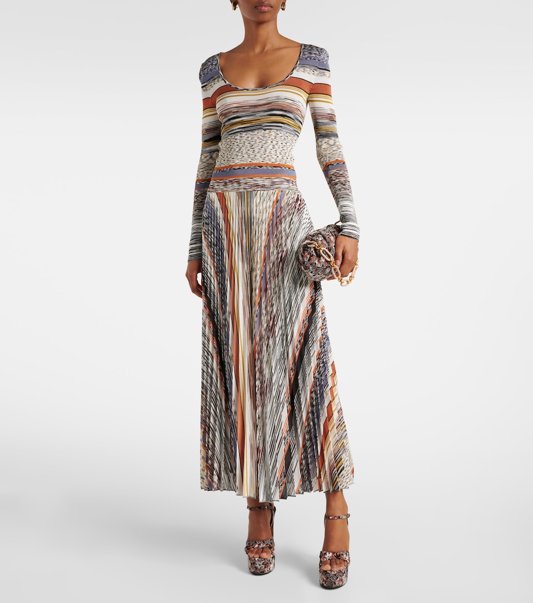 Angela Raschel lamé platform sandals | Missoni