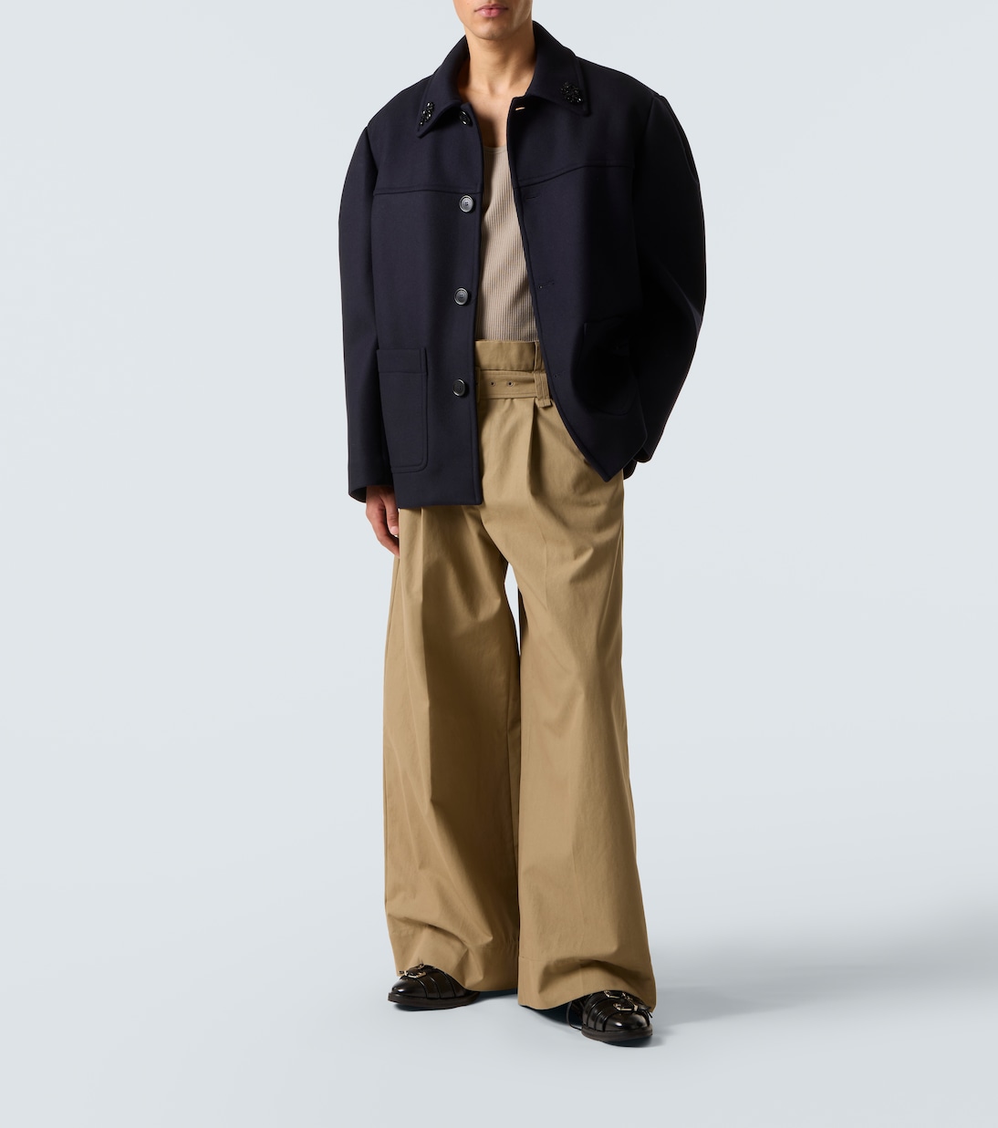 Embellished wool-blend jacket | Simone Rocha