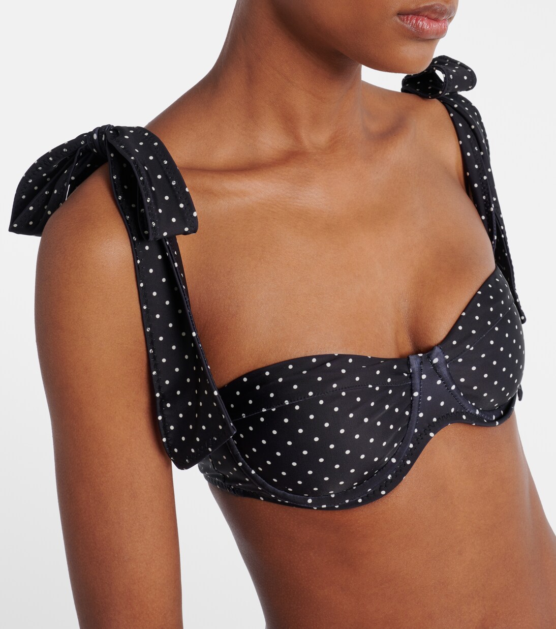 Lady polka-dot bikini top | Same