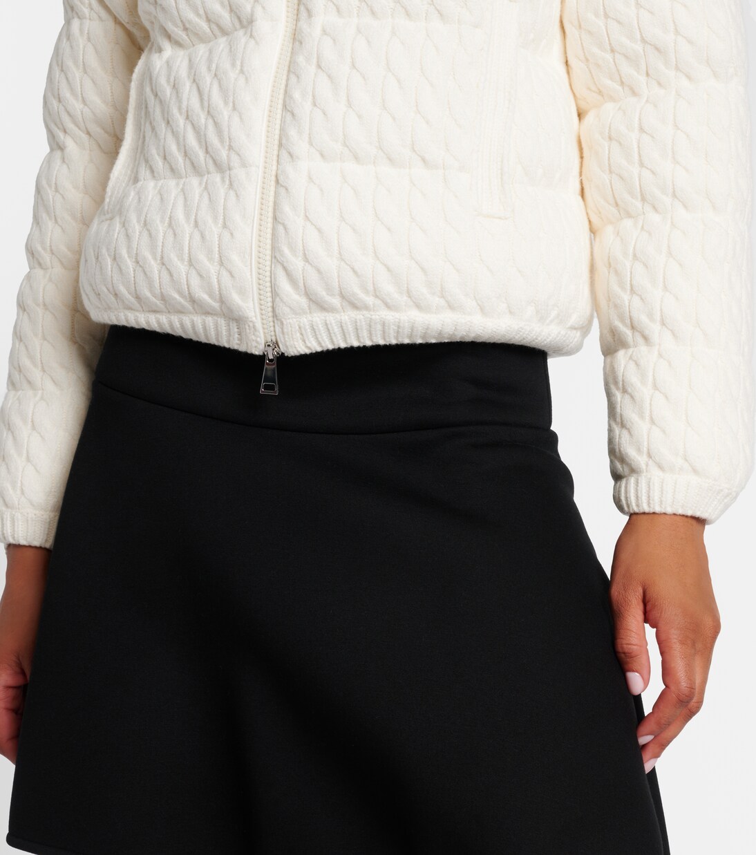 Daunenjacke aus einem Baumwollgemisch | Moncler