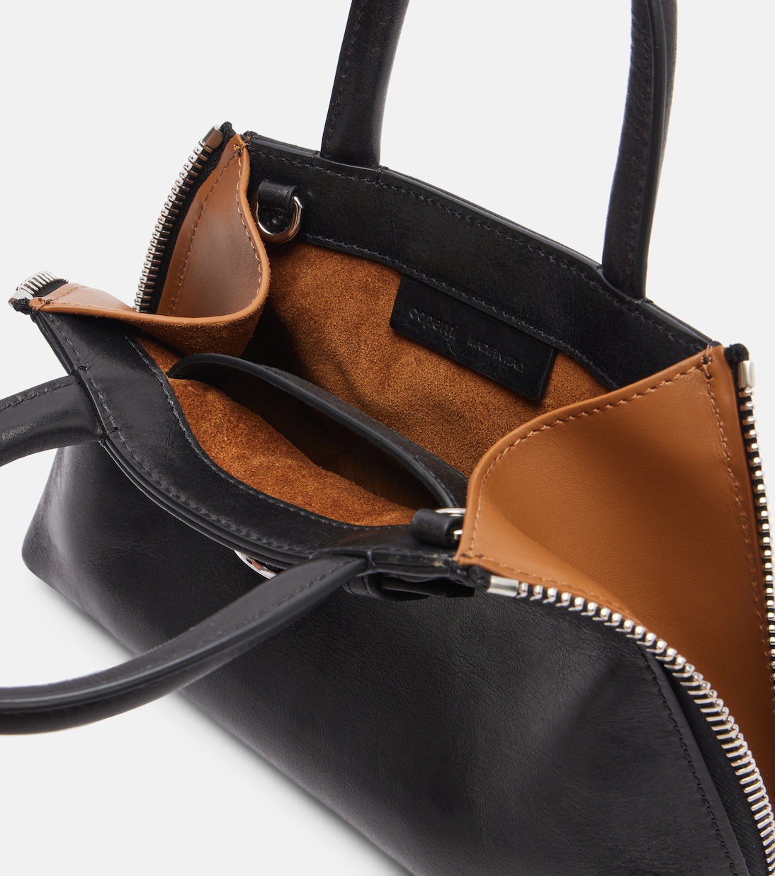 Data Mini leather tote bag | Coperni