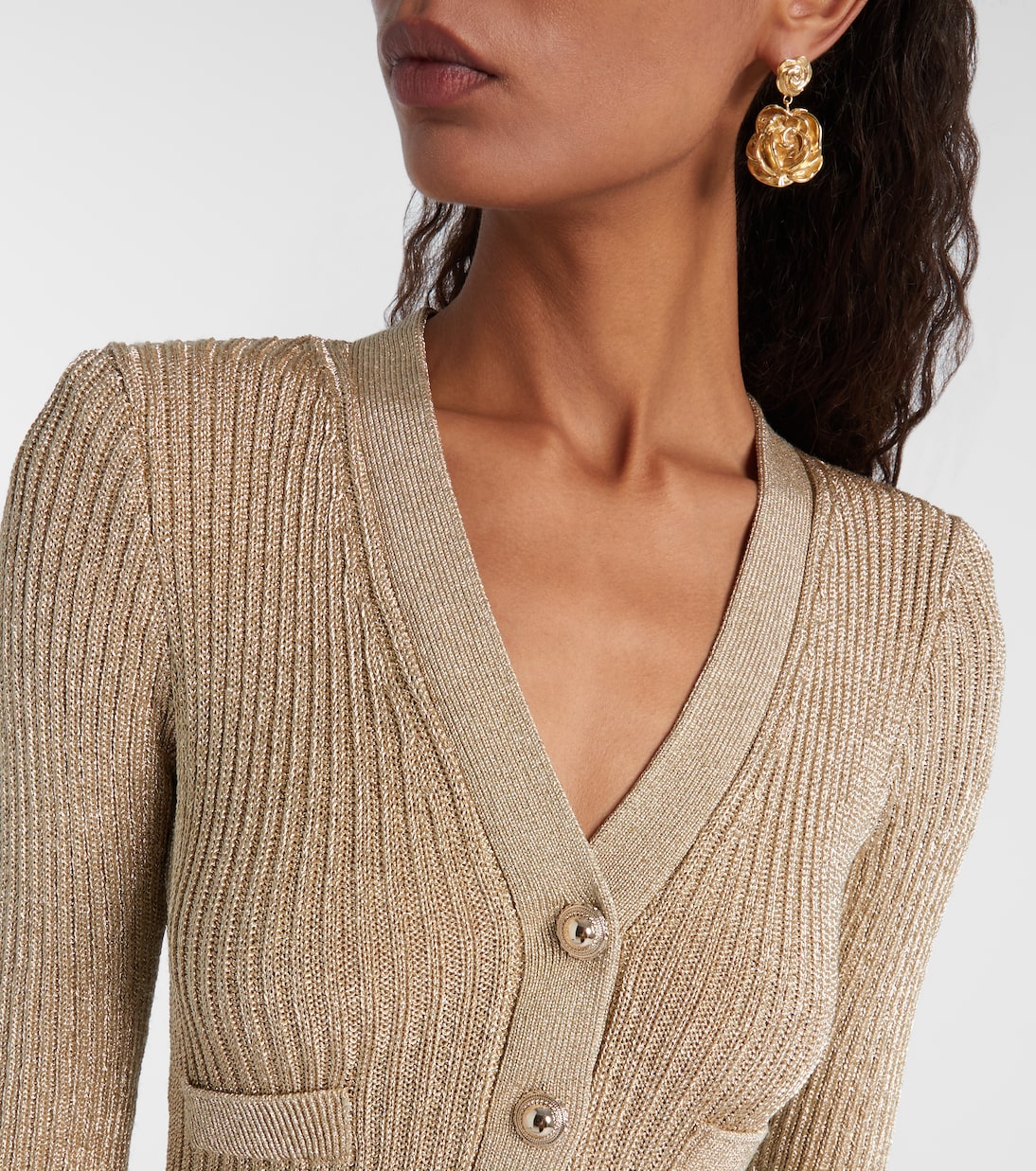 Maxikleid aus Strick | Self-Portrait