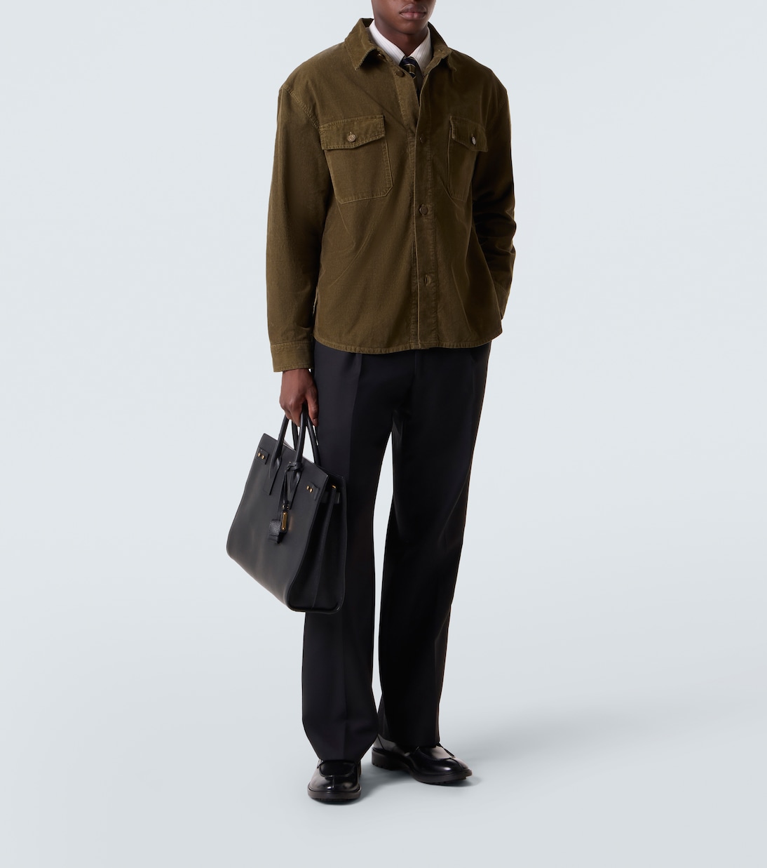 Camicia in velluto a coste di cotone | Saint Laurent