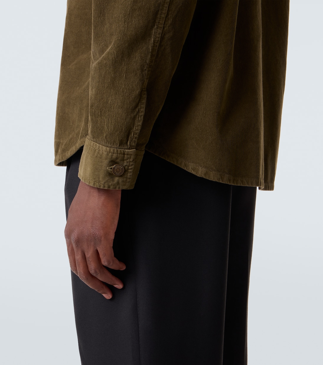 Camicia in velluto a coste di cotone | Saint Laurent