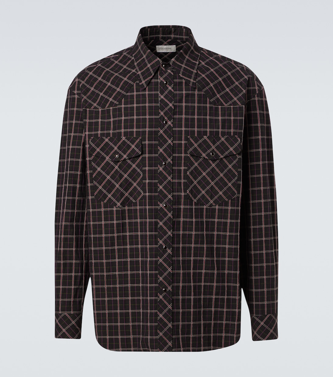 Checked cotton shirt | Lemaire