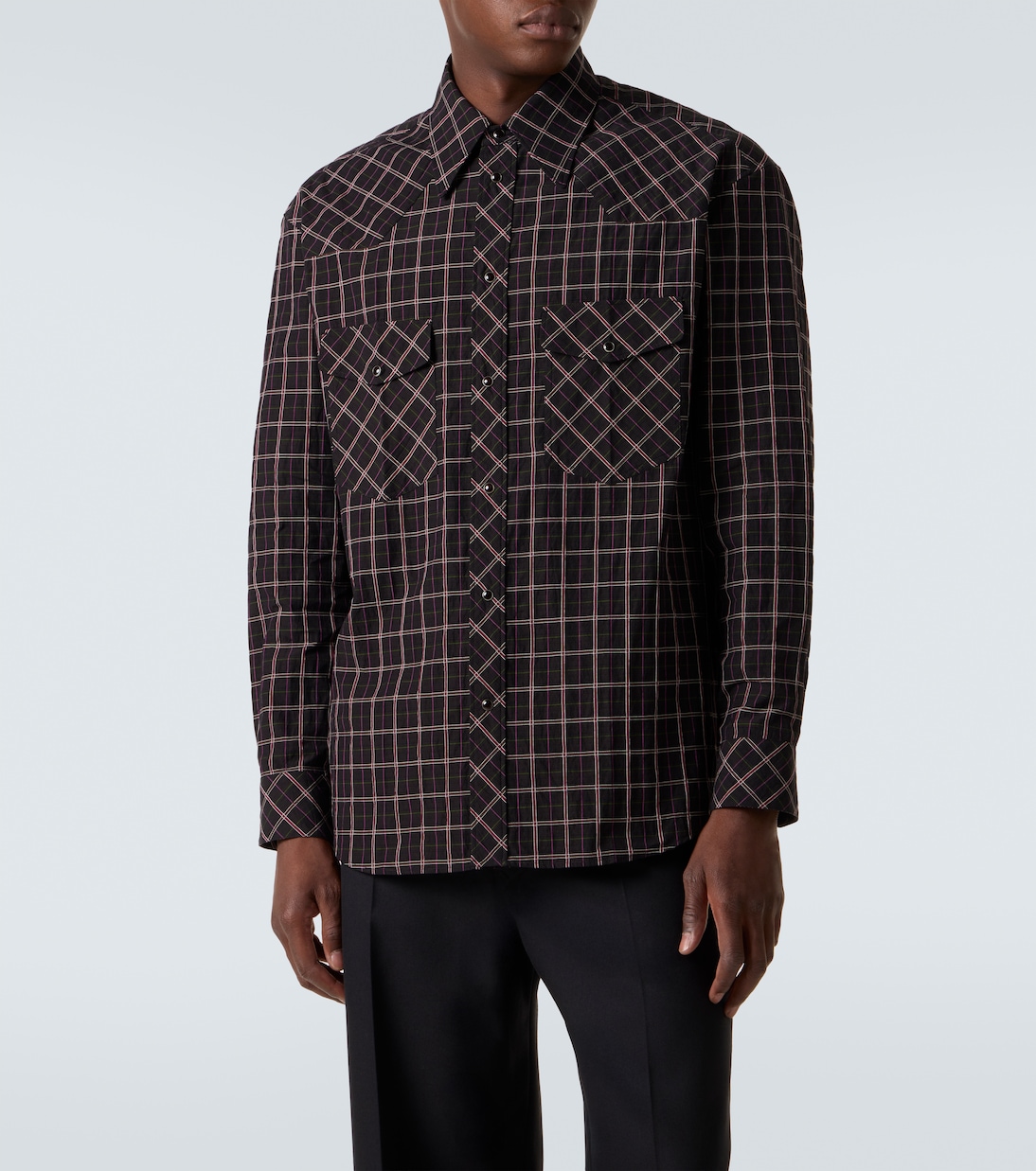 Checked cotton shirt | Lemaire