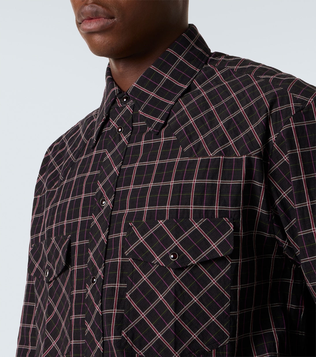 Checked cotton shirt | Lemaire