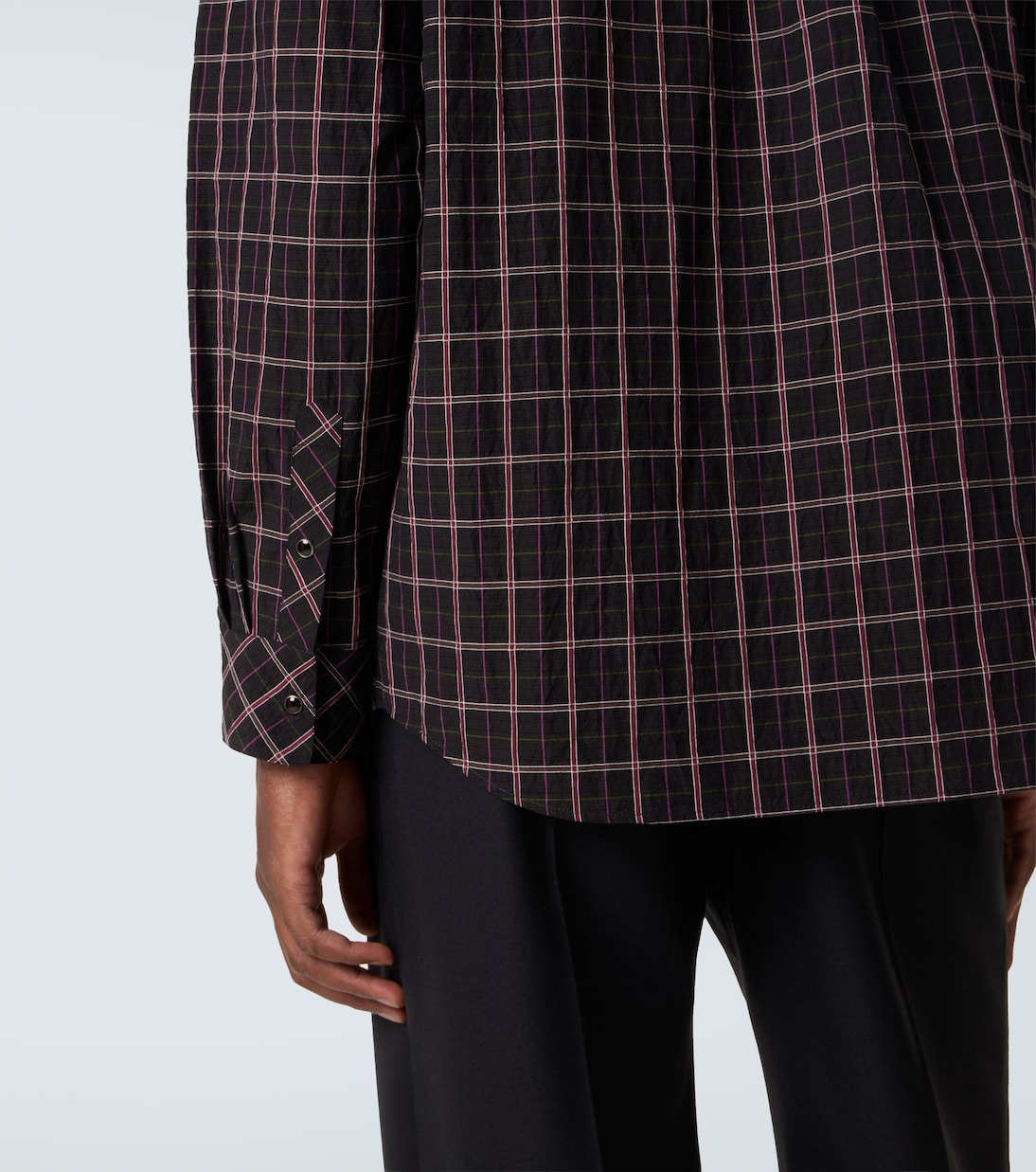 Checked cotton shirt | Lemaire