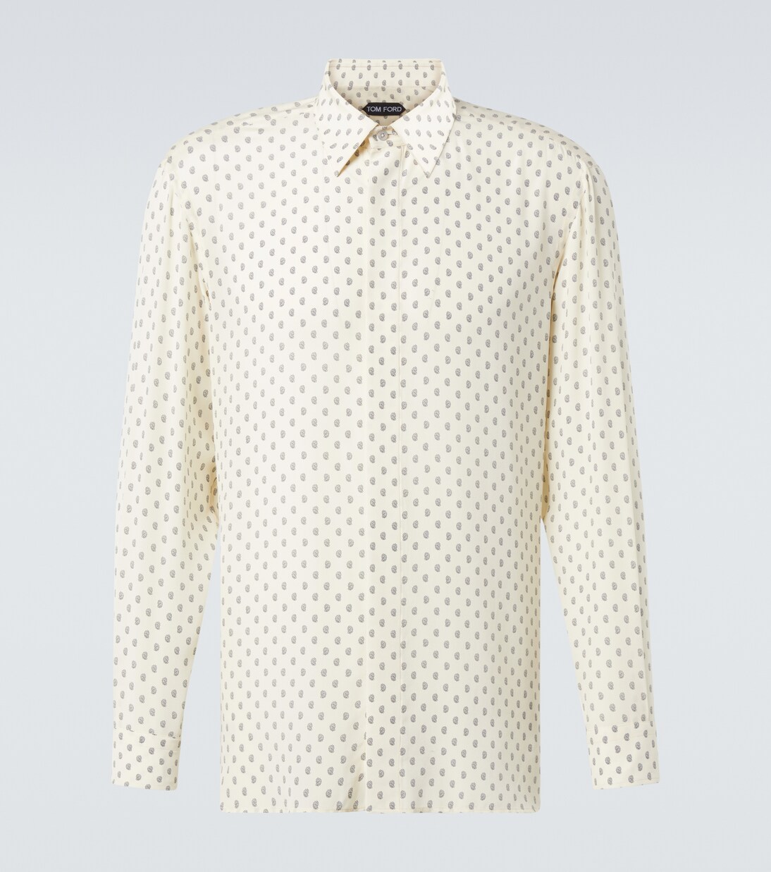 Paisley silk crêpe de chine shirt | Tom Ford