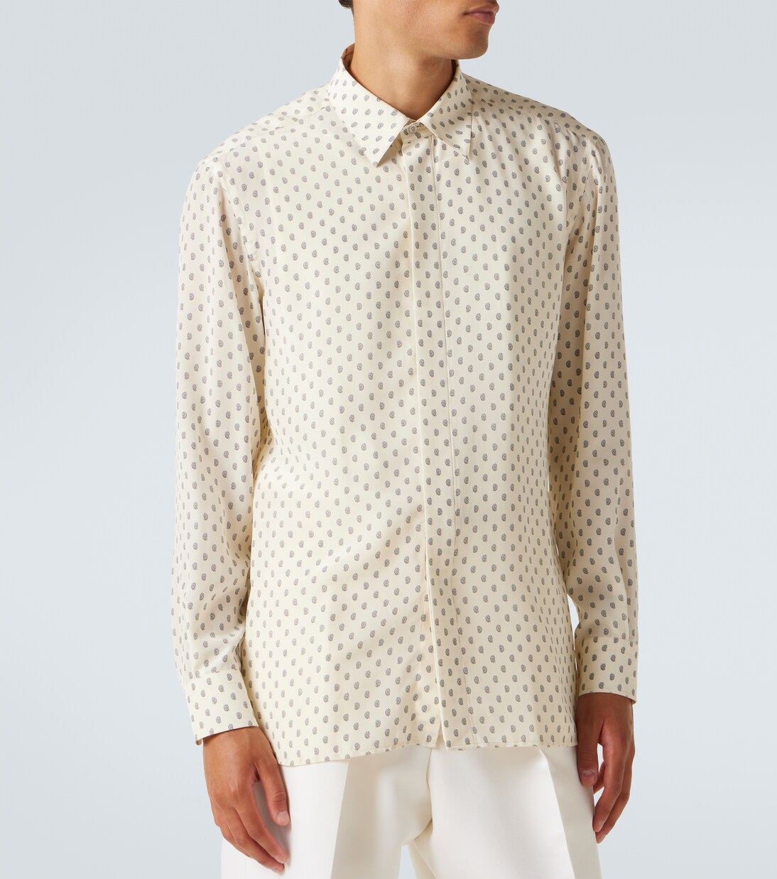 Paisley silk crêpe de chine shirt | Tom Ford
