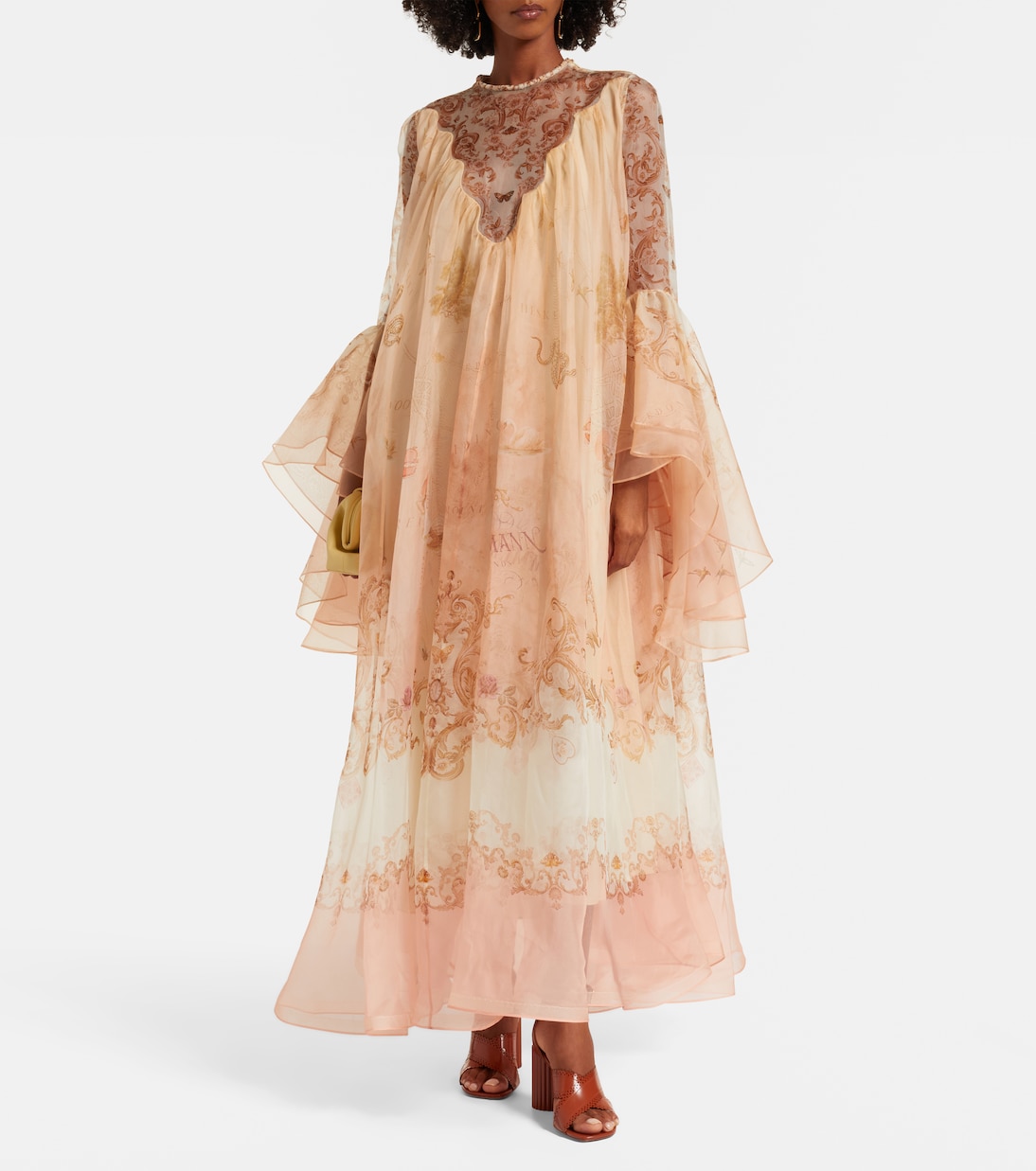 Hypnotic printed silk gown | Zimmermann