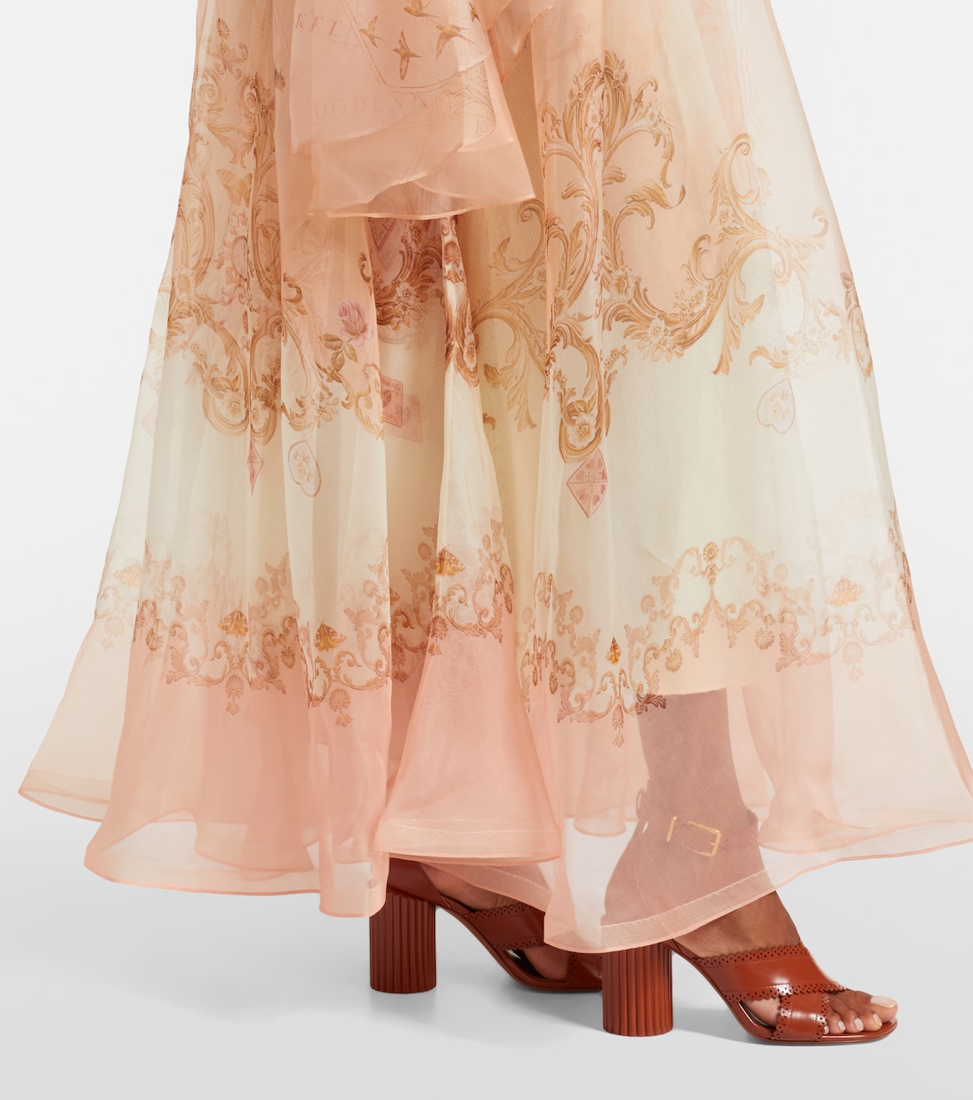 Hypnotic printed silk gown | Zimmermann