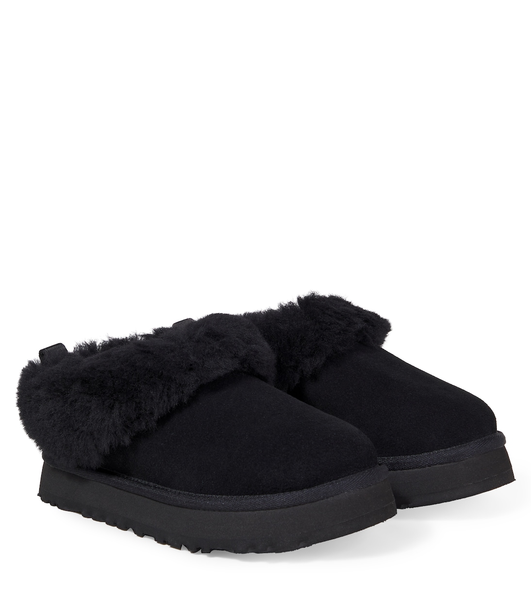 Tazzelle shearling-trimmed suede boots | UGG Kids