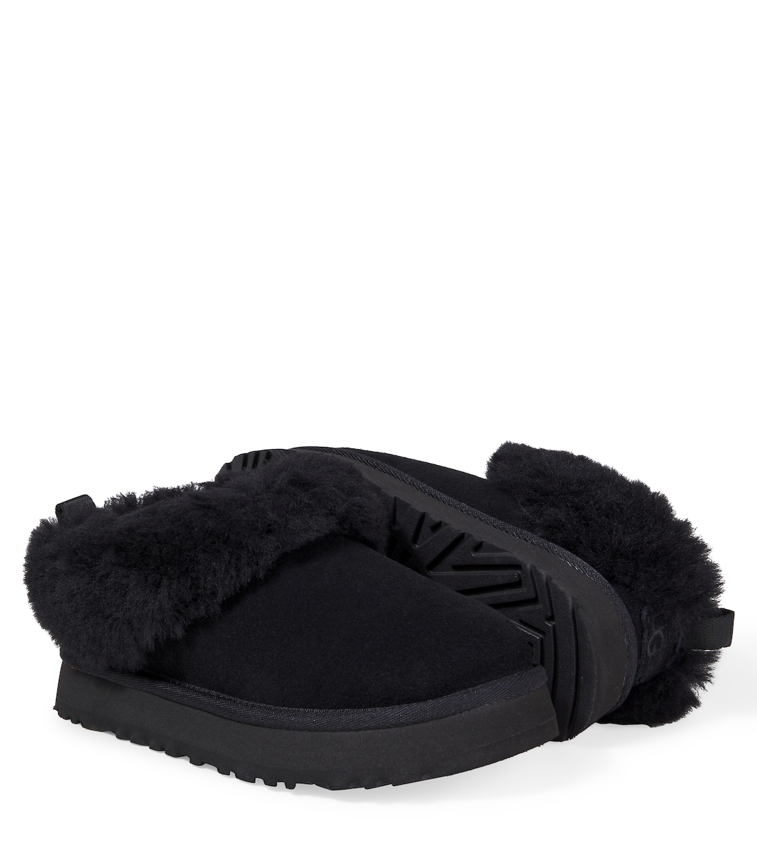 Tazzelle shearling-trimmed suede boots | UGG Kids