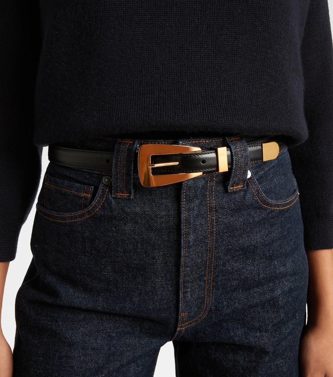 Lucca leather belt | Khaite