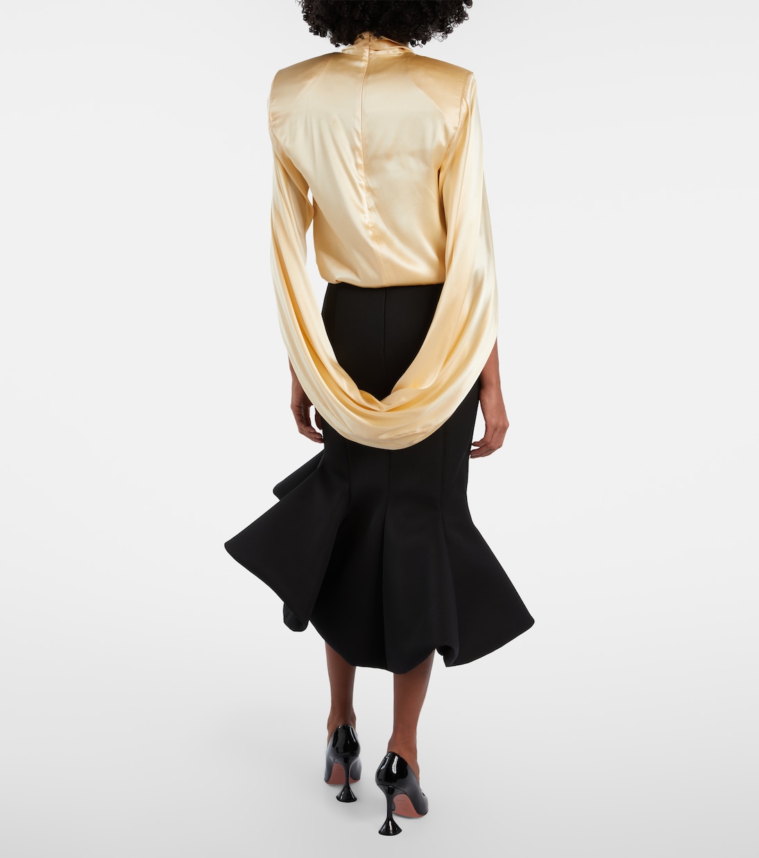 Midirock aus einem Wollgemisch | Mugler