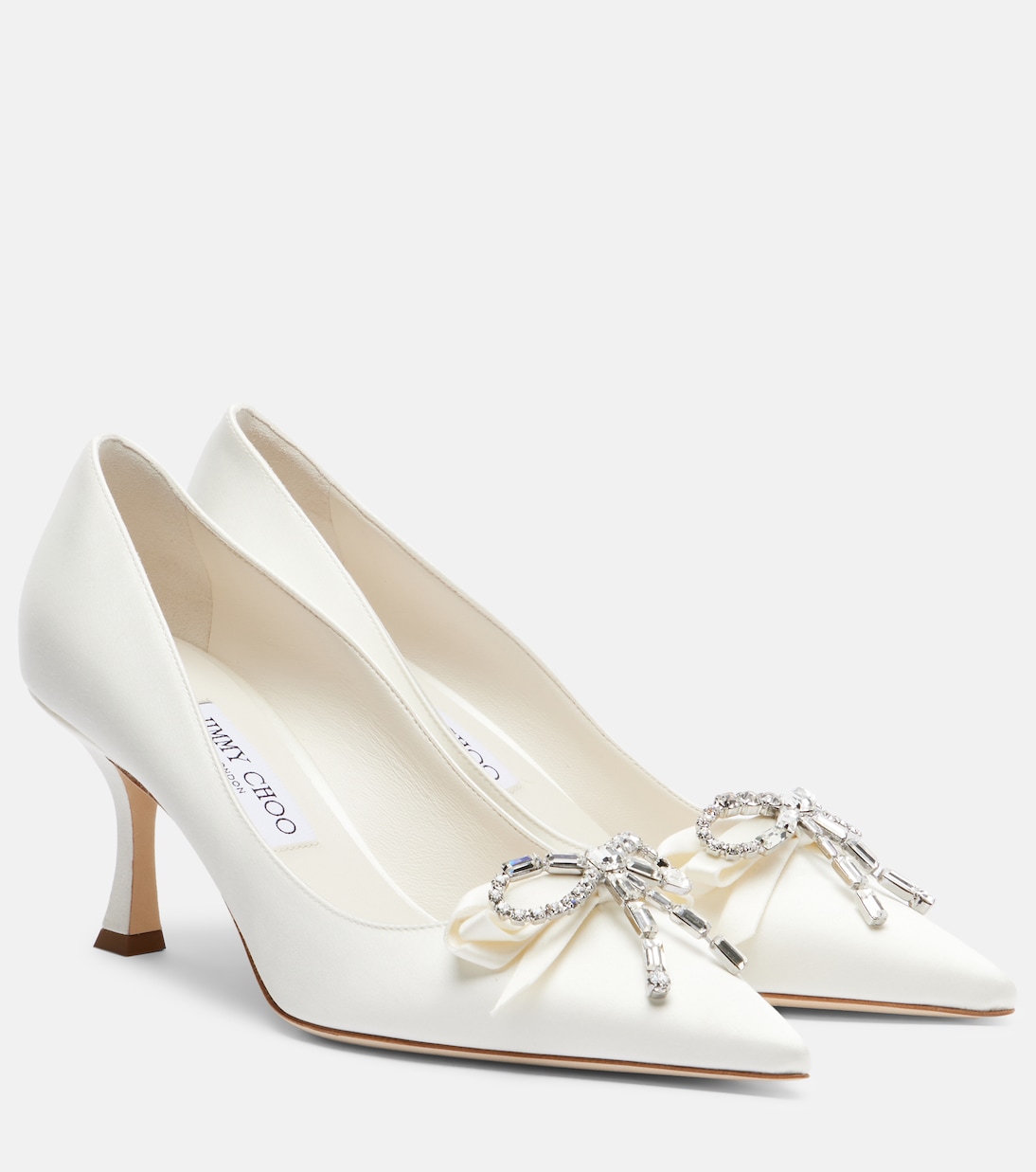 Escarpins Auria en satin à ornements | Jimmy Choo