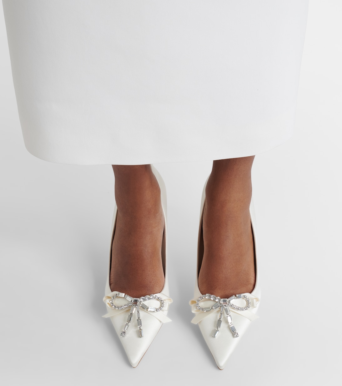 Escarpins Auria en satin à ornements | Jimmy Choo