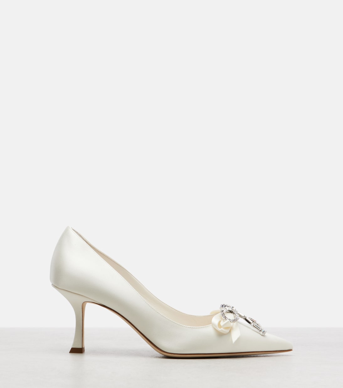 Escarpins Auria en satin à ornements | Jimmy Choo