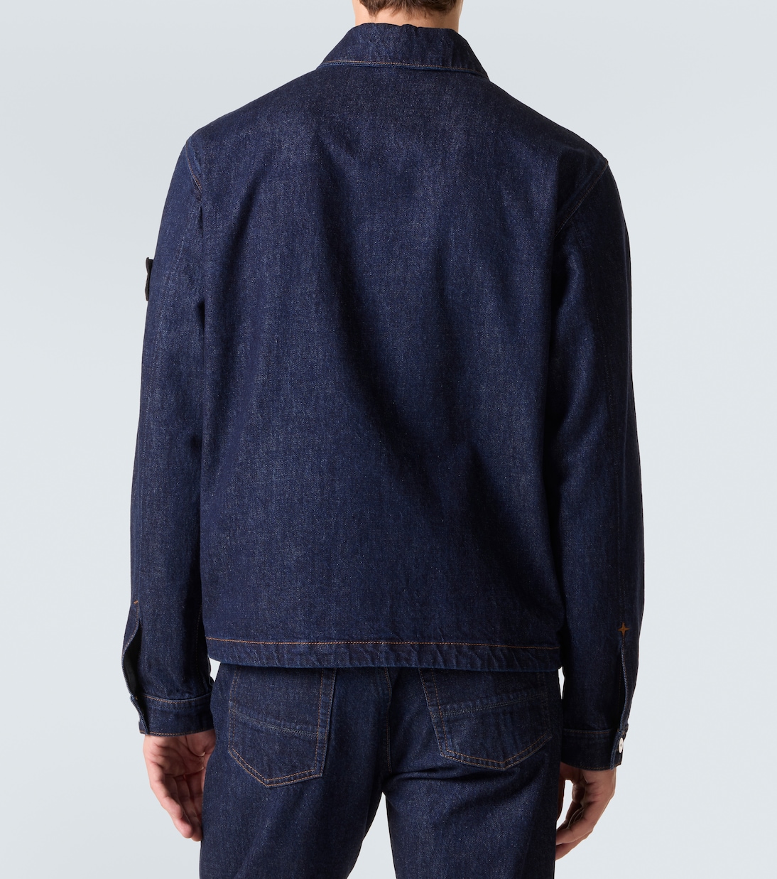Hemdjacke Compass aus Denim | Stone Island