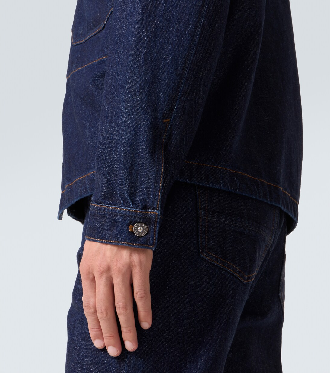 Hemdjacke Compass aus Denim | Stone Island