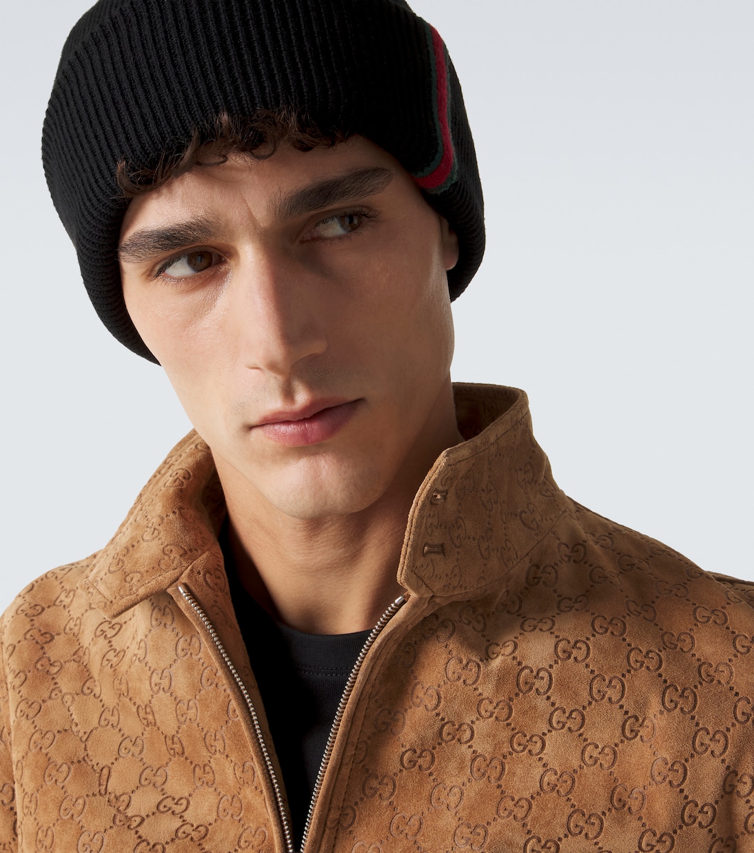 Mütze Web Stripe aus Wolle | Gucci