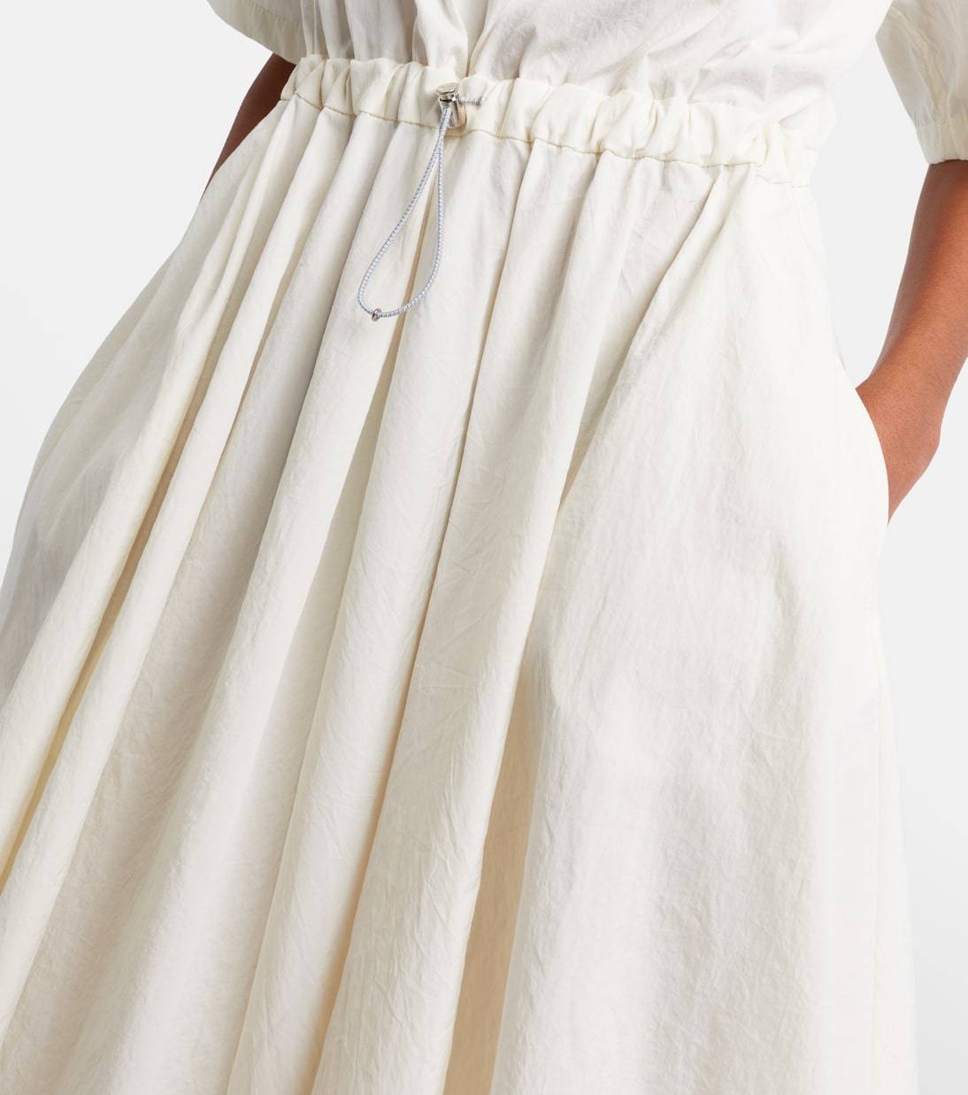 Cotton-blend polo dress | Prada