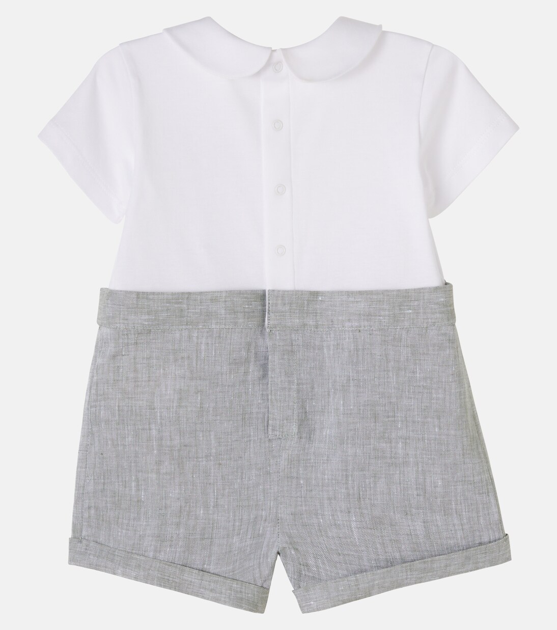 Baby Spieler aus Leinen und Baumwolle | Dolce&Gabbana Kids