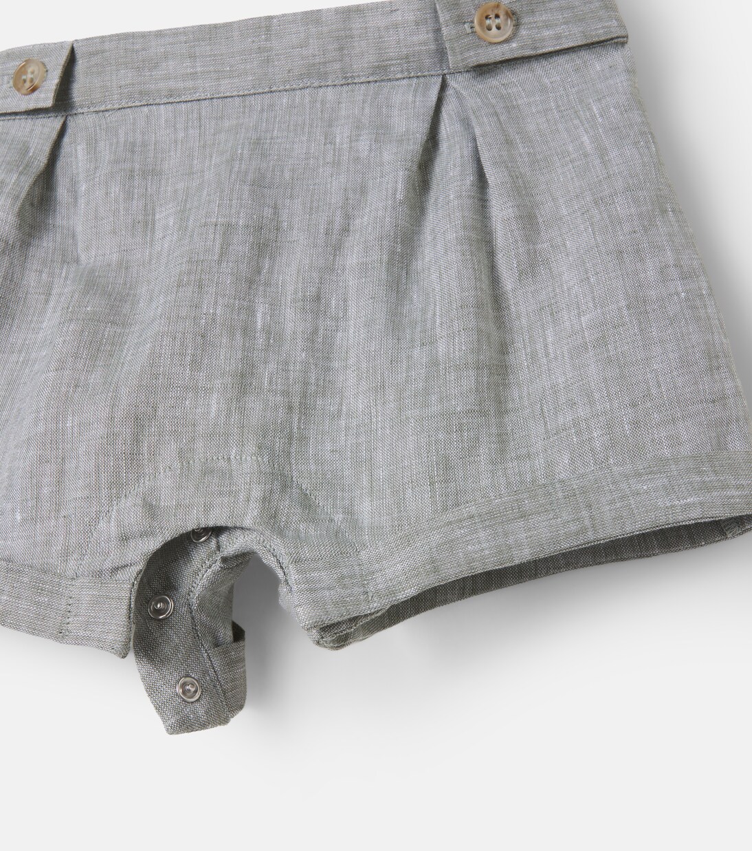 Baby Spieler aus Leinen und Baumwolle | Dolce&Gabbana Kids