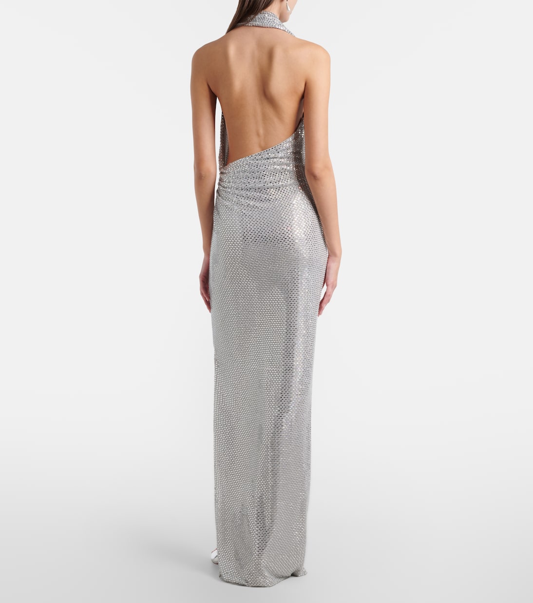 Maxikleid mit Kristallen | Self-Portrait