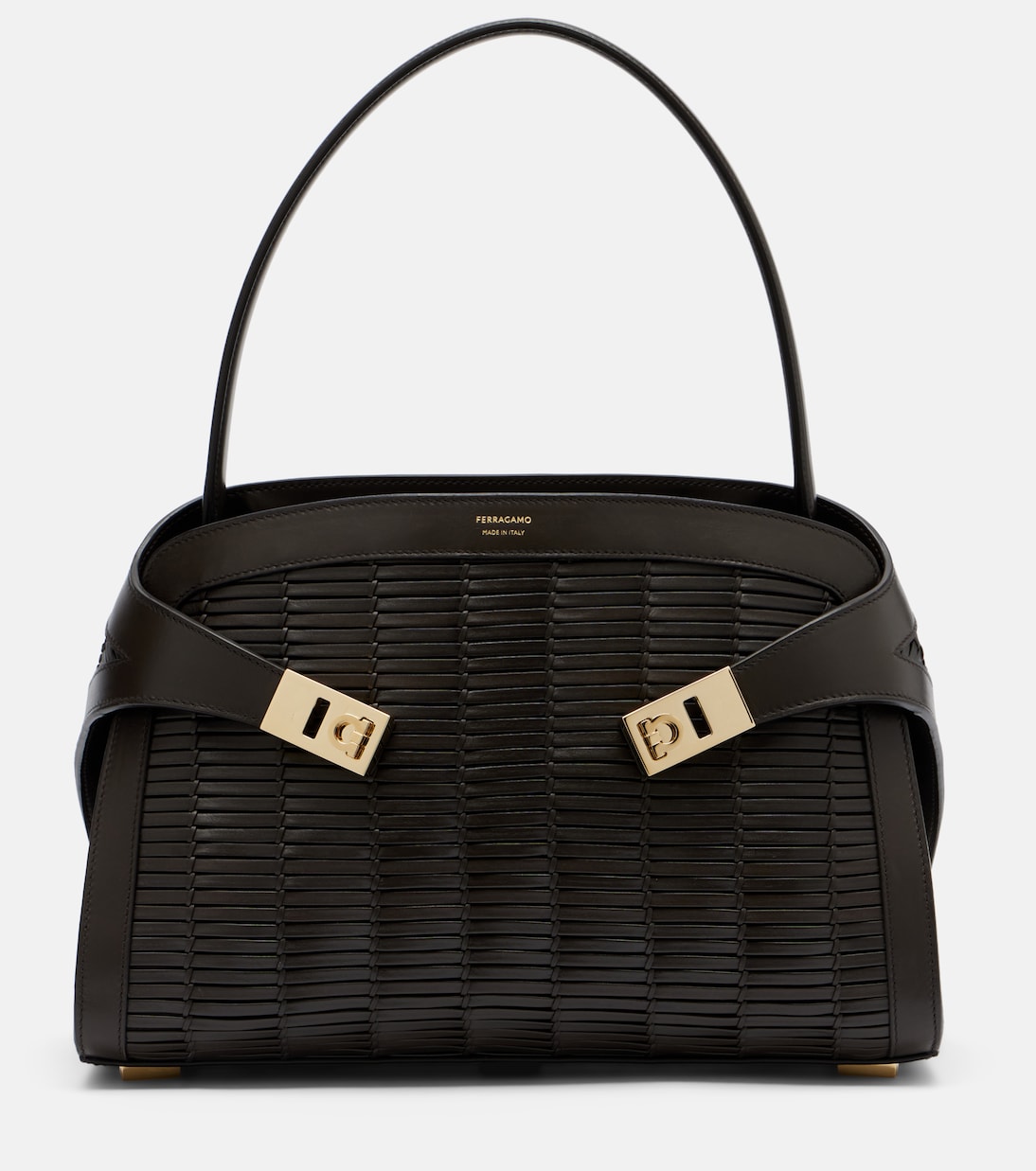 Borsa a spalla Hug Medium in pelle | Ferragamo