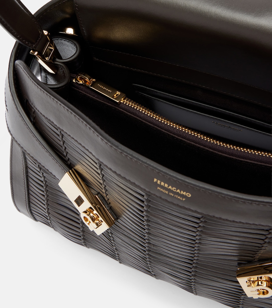 Borsa a spalla Hug Medium in pelle | Ferragamo